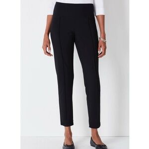 Pure Jill J. Jill Slim Leg Black Stretch Pull On Ankle Pants